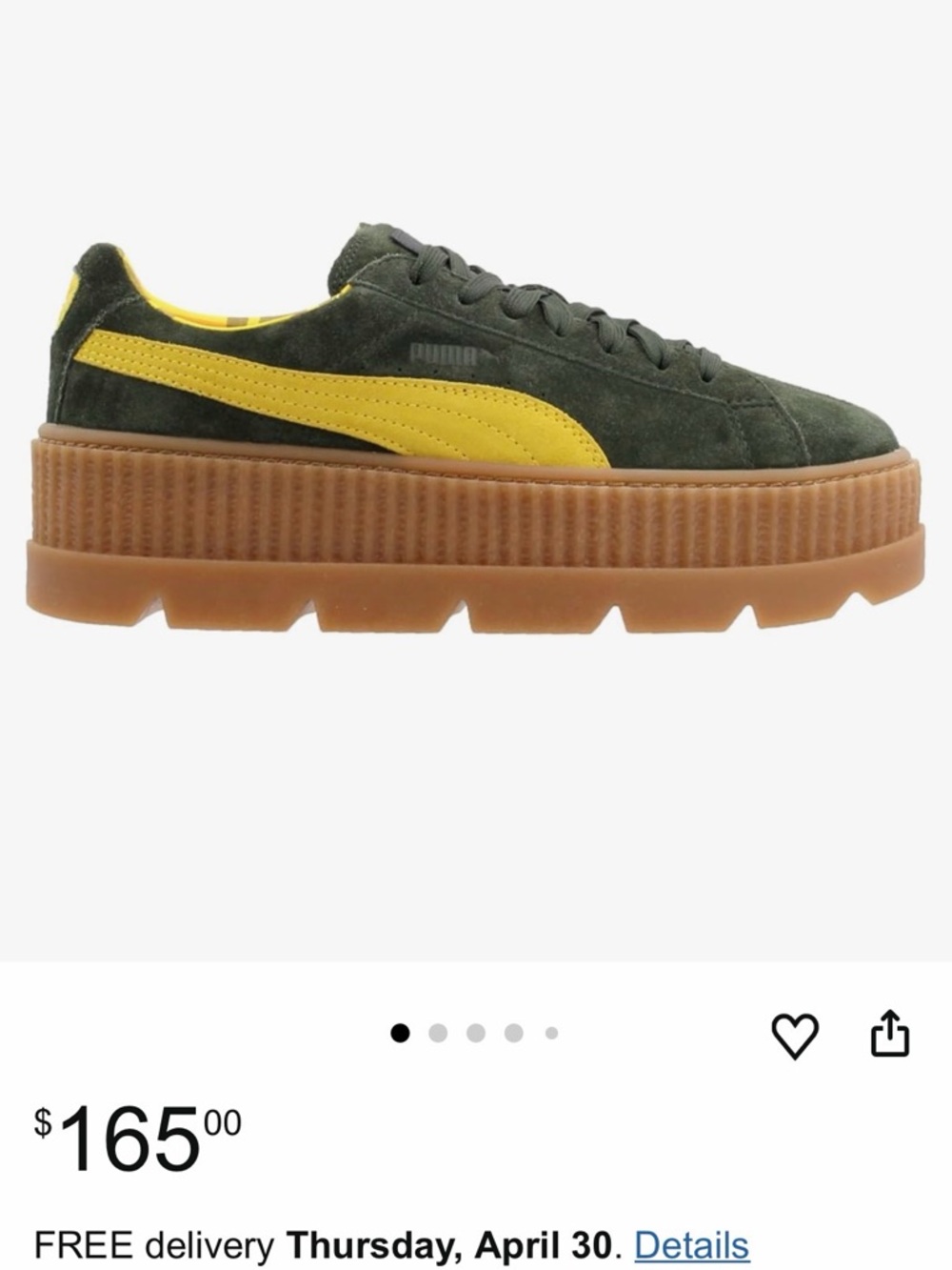 PUMA x Fenty Cleated Creeper Suede $20 - Picture 4 of 5